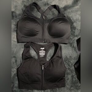 Black Sports Bra by [Brand]